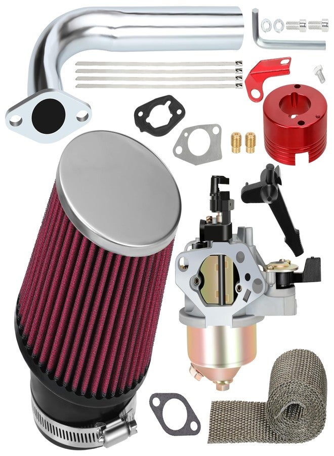 YOXUFA 420cc Carburetor Stage 2 Assembly for Predator 420 301cc 389cc GX390 GX270 GX240 Engine Mini Bike Go Kart Parts - Image 1